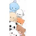Miniatyrbillede 4 af 4: Kompatibel Tegnebogsetui til Apple iPhone 13 Pro Sød stak af kawaii-dyr i pastelfarver, charmerende skitseret illustration, perfekt til dig, der kan