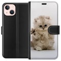 Pikkukuva 1 / 3: Yhteensopiva Lompakkokotelo Apple iPhone 13 mini Kissa