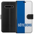 Miniatyrbillede 1 af 3: Kompatibel Tegnebogsetui til Samsung Galaxy S10+ Göteborg - fodbold