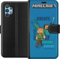 Pikkukuva 1 / 3: Yhteensopiva Lompakkokotelo Samsung Galaxy A32 5G Minecraft Luolastot