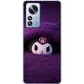 Pikkukuva 1 / 3: Yhteensopiva Puhelinkuori Xiaomi 12 Pro Kuromi-inspiroitu hahmo violetissa pörröisessä fantasiaympäristössä, jossa on mystinen kawaii-tunnelma