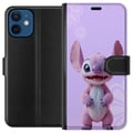 Miniatyrbilde 1 av 3: Kompatibelt Lommeboketui til Apple iPhone 12 Rosa Stitch-figur med kawaiimotiv i lilla pastellfarger, søt og sjarmerende for elskere av søte karakter