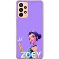 Miniatyrbilde 1 av 3: Kompatibelt Mobildeksel til Samsung Galaxy A23 Kpop Demonjegere Zoey Krystallvåpen Mystisk glød Idolestetikk