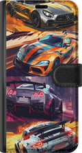 Pikkukuva 3 / 3: Yhteensopiva Lompakkokotelo Samsung Galaxy A32 5G Ralli kuume - vauhdikas teema ralliautoilla