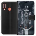 Pikkukuva 1 / 2: Yhteensopiva Lompakkokotelo Samsung Galaxy A20e Jude Bellingham Real Madrid England nuori keskikenttäilmiö, jossa yhdistyvät voima, inspiraatio, tekn