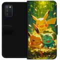 Miniatyrbilde 1 av 2: Kompatibelt Lommeboketui til Samsung Galaxy A03s Pixelmonster spillstil - fargerik design for retro-elskende spillere