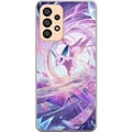 Pikkukuva 1 / 3: Yhteensopiva Puhelinkuori Samsung Galaxy A33 5G Espeon Pokémon -kuvitus – Taianomainen violetti aihe kristalleineen ja tähtineen