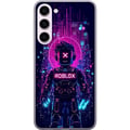 Pikkukuva 1 / 3: Yhteensopiva Puhelinkuori Samsung Galaxy S23+ Roblox Cyber Core Tehokas digitaalinen Roblox-design violetilla valaistuksella ja futuristisella tausta