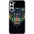 Pikkukuva 1 / 3: Yhteensopiva Puhelinkuori Samsung Galaxy S23+ Kenzo tiikeri Pariisi muotijuliste muoti ylellisyys streetwear-brändi logo ikoninen musta tausta retrot