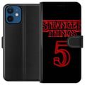 Pikkukuva 1 / 3: Yhteensopiva Lompakkokotelo Apple iPhone 12 mini Vieraita asioita 5