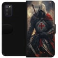 Miniatyrbilde 1 av 2: Kompatibelt Lommeboketui til Samsung Galaxy A03s tempelridder korsridder korsfarer kriger middelalderrustning kors sverd fantasy kjemper plakatdesign