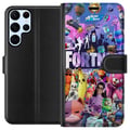 Pikkukuva 1 / 3: Yhteensopiva Lompakkokotelo Samsung Galaxy S22 Ultra 5G Fortnite Ryhmä