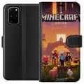 Miniatyrbilde 1 av 3: Kompatibelt Lommeboketui til Samsung Galaxy S20+ Minecraft Pixel Blokkbyggespill