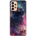 Pikkukuva 1 / 3: Yhteensopiva Puhelinkuori Samsung Galaxy A23 Kissa galaksissa