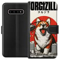 Miniatyrbild 1 av 3: Kompatibelt Plånboksfodral till Samsung Galaxy S10+ Corgizilla
