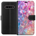 Miniatyrbillede 1 af 3: Kompatibel Tegnebogsetui til Samsung Galaxy S10+ Dimensional Fantasi