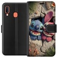 Pikkukuva 1 / 2: Yhteensopiva Lompakkokotelo Samsung Galaxy A20e Stitch Angel Lilo & Stitch Motiv Disney Kärlek Seriefigur
