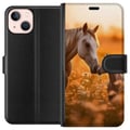 Pikkukuva 1 / 3: Yhteensopiva Lompakkokotelo Apple iPhone 13 mini Hevoset