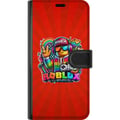 Pikkukuva 3 / 3: Yhteensopiva Lompakkokotelo Apple iPhone 12 mini Roblox-hahmo peliohjaimella ja sateenkaaren väreillä, eloisa pelidesign peliharrastajille
