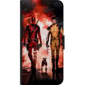 Miniatyrbilde 3 av 3: Kompatibelt Lommeboketui til OnePlus 9 Pro Wolverine Deadpool