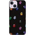 Miniatyrbild 1 av 3: Kompatibelt Mobilskal till Apple iPhone 14 Plus Among Us mönster med färgglada karaktärer i rymden lekfullt gamingmotiv för Among Us fans