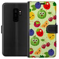 Miniatyrbillede 1 af 3: Kompatibel Tegnebogsetui til Samsung Galaxy S9+ Frugtmønster med ananas, melon og kirsebær, farverigt design, der spreder glæde og sommerenergi
