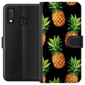 Miniatyrbild 1 av 3: Kompatibelt Plånboksfodral till Samsung Galaxy A40 Ananas