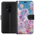 Miniatyrbillede 1 af 3: Kompatibel Tegnebogsetui til OnePlus 8 Pro Enhörning Candy Pastell Kawaii Motiv Söt Populär Färg