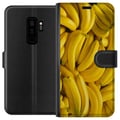 Miniatyrbillede 1 af 3: Kompatibel Tegnebogsetui til Samsung Galaxy S9+ Banan mønster