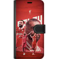 Miniatyrbilde 3 av 3: Kompatibelt Lommeboketui til Samsung Galaxy S20+ Mohamed Salah Liverpool Egypt rask kreativ kantspiller og Premier League-ikon som står for mål, magi