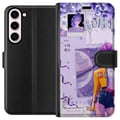 Pikkukuva 1 / 3: Yhteensopiva Lompakkokotelo Samsung Galaxy S23+ Kpop-demoninmetsästäjät Rumi Kosminen planeetta Purppurafantasia Idoliestetiikka