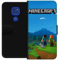 Miniatyrbillede 1 af 3: Kompatibel Tegnebogsetui til Motorola Moto G9 Play Minecraft Key Art