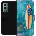 Miniatyrbild 1 av 3: Kompatibelt Plånboksfodral till OnePlus 9 Pro Stitch som vilar på surfbräda i turkost vatten i somrig stil