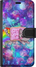 Miniatyrbilde 3 av 3: Kompatibelt Lommeboketui til Samsung Galaxy S21+ 5G Flygende katt