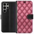 Miniatyrbilde 1 av 3: Kompatibelt Lommeboketui til Samsung Galaxy S23 Ultra Unikt Rosa Mønster