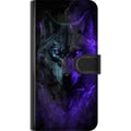 Pikkukuva 3 / 3: Yhteensopiva Lompakkokotelo Samsung Galaxy S22 Ultra 5G Susihukka Violetti