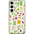 Pikkukuva 1 / 3: Yhteensopiva Puhelinkuori Samsung Galaxy S23 kasvikset kuvio vihannekset avokado tomaatti kurkku parsakaali terveellinen ruoka juliste keittiö design