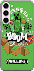 Miniatyrbilde 1 av 3: Kompatibelt Mobildeksel til Samsung Galaxy S23+ Minecraft Boom