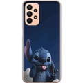 Miniatyrbild 1 av 3: Kompatibelt Mobilskal till Samsung Galaxy A23 Stitch Disney blå alien Lilo and Stitch kawaii character night sky stjärnhimmel cute cartoon art