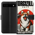 Pikkukuva 1 / 3: Yhteensopiva Lompakkokotelo Google Pixel 6a Corgizilla