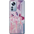 Pikkukuva 1 / 3: Yhteensopiva Puhelinkuori Xiaomi 12 Pro K-Pop Demon Hunters -hopeinen idolitrio – futuristinen K-pop-henkinen ryhmäsuunnittelu kimaltelevine esiintym