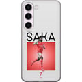 Pikkukuva 1 / 3: Yhteensopiva Puhelinkuori Samsung Galaxy S23 Bukayo Saka Arsenal Englanti 16 maalisyöttöä loukkaantumisesta huolimatta jalkapallo tekninen nopea pela