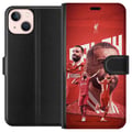 Pikkukuva 1 / 3: Yhteensopiva Lompakkokotelo Apple iPhone 13 mini Mohamed Salah Liverpool Egypti nopea luova laitahyökkääjä ja Valioliigan ikoni, joka tunnetaan maale