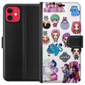 Miniatyrbillede 1 af 3: Kompatibel Tegnebogsetui til Apple iPhone 11 Huntrix og Saja Boys' animeinspirerede, energiske design med stærke farver og moderne japansk popkultur