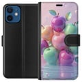 Miniatyrbilde 1 av 3: Kompatibelt Lommeboketui til Apple iPhone 12 Magiske epler Fantasy Eventyrfrukt