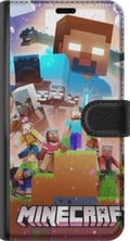Pikkukuva 3 / 3: Yhteensopiva Lompakkokotelo Apple iPhone 12 Minecraft