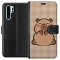 Miniatyrbillede 1 af 3: Kompatibel Tegnebogsetui til Huawei P30 Pro Mobilskal kawaii capybara flera figurer japansk stil