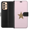 Pikkukuva 1 / 3: Yhteensopiva Lompakkokotelo Samsung Galaxy A33 5G Leopard tähti