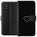 Pikkukuva 1 / 3: Yhteensopiva Lompakkokotelo Samsung Galaxy A51 Sydän