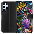 Pikkukuva 1 / 3: Yhteensopiva Lompakkokotelo Samsung Galaxy S22 Ultra 5G Minecraft